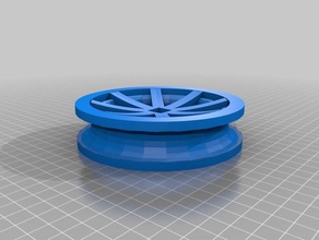 pulley wheel 10mm thread square nut compatibility automotive 3d print model - Mito3D