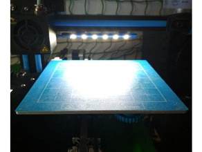 la impresora de cama iluminación - v-ranura para 2020 haga clic en montaje ender-2 cr-10 Impresora 3d las piezas cr-7 cr10 el led tira 3d print model - Mito3D