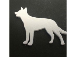 Hund Tiere Tier 3d print model - Mito3D