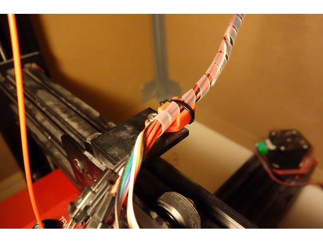 tevo black widow cable brackets 3d printer accessories bracket dragchain holder 3D print model - Mito3D