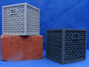 atado cesta recipientes openscad 3d print model - Mito3D