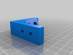 strong corner 3d printer parts bracket 3d print model - Mito3D