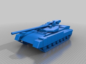 490a nesne 3d baskı 490 Lee tank 3d print model - Mito3D