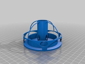 seahorse feeder 3d printing marine aquarium reef ball saltwater submarine 3d print model - Mito3D