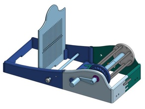pizzo telaio strumenti di disegno fiberart i lacci loom 3d print model - Mito3D