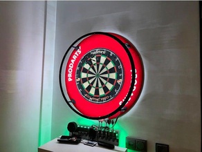 dart led target corona diy 3d print model - Mito3D