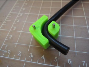 10 awg right angle silicone wire holder tools 90 degree 3d print model - Mito3D