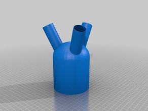 tubo di aspirazione converter 100mm 30mm La stampa 3d 3d print model - Mito3D