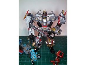 volcanicus upgrades mechanical toys dinobot energo-sword grimlock power primes transformers 3d print model - Mito3D
