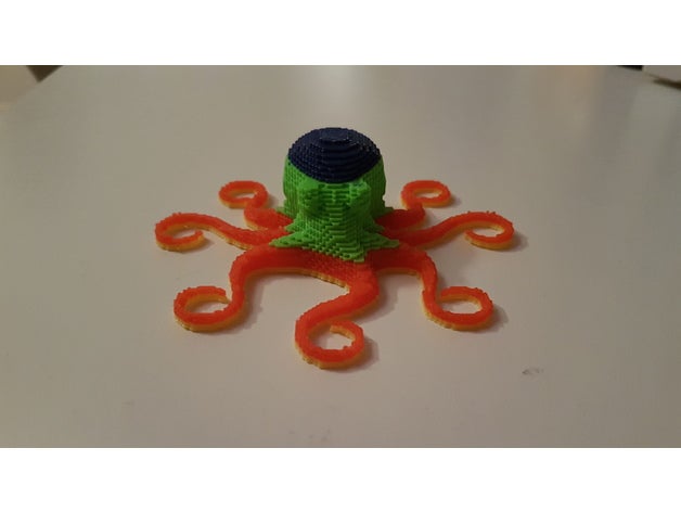 blocktopus hayvanlar 3D print model - Mito3D