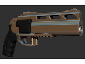 modifié carbone takeshi kovacs pistolet accessoires de jeu altération 3d print model - Mito3D