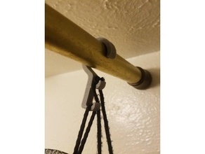 shower hanger bathroom accessories curtain hook 3d print model - Mito3D