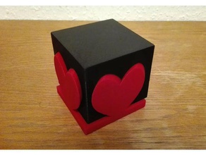 kalp kutu imkansız heykeller 3d print model - Mito3D