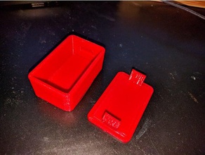 box snap-on lid tool holders & boxes snapfit 3d print model - Mito3D