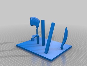 caché ad L'impression 3d des lettres 3d print model - Mito3D