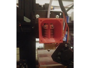 tronxy x1 fan shroud 3d printer parts 40mm mount holder heatsink 3d print model - Mito3D