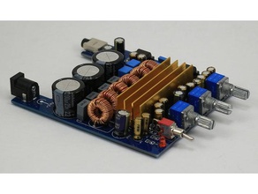 caso tpa3116 amplificador 2x50w+100w o áudio 3d print model - Mito3D