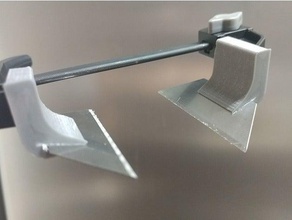 basso profilo harbor freight bar clamp stampati in 3d parte remover Stampante accessori strumento di rimozione 3d print model - Mito3D