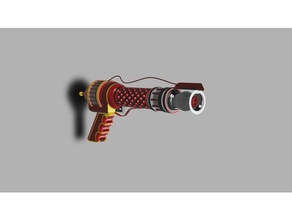 retro space pistol props gun laser lazer model prop scifi 3d print model - Mito3D