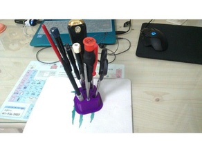 strumento di pulizia scrivania pulita estensione utensili & caselle 3d print model - Mito3D