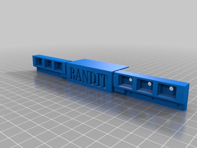 tamiya lowboy trailer lights bumper 1 14 king hauler bandit edition 3d printing 3D print model - Mito3D