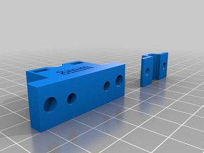 8mm rod mount micromake c1 y-Achse 3d-Drucker Teile glatte Stange 3d print model - Mito3D