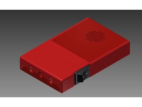 projectcase v2 4aaa audio aaa aaa-Batterie Fall Halter Projekt-box stratojammer 3d print model - Mito3D