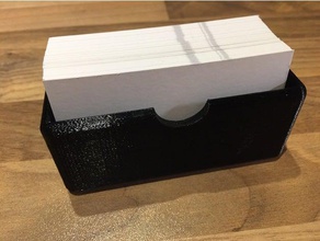 business card stand organizzazione 3d print model - Mito3D