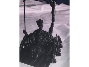 aranha demoniod esculturas américa demônio humanóide escorpião 3d print model - Mito3D