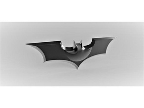batman batarang arma da lancio logo aksesuarlar logosu sembolü çizgi roman cosplay fumetto 3d print model - Mito3D