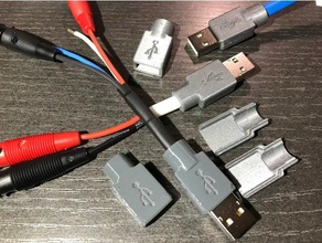 usb connector case electronics 3d print model - Mito3D