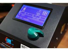 cr10 control knob - orig prusa remix 3d printer parts cr-10 creality encoder potentiometer rotary 3d print model - Mito3D