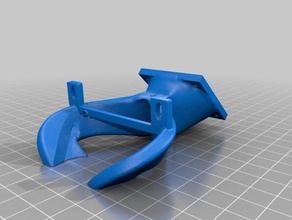 anycubic i3 mega cobra fan rear mount 3d printing 40mm 3d print model - Mito3D