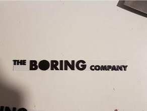 boring letters company flamethrower props boringcompany elon elonmusk musk 3d print model - Mito3D