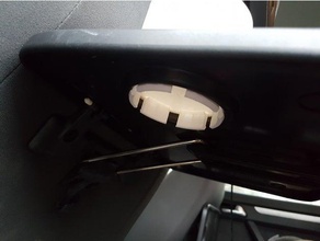 becherhalter einsatz f r ablagetisch cup holder kinder vw touran 3d print model - Mito3D