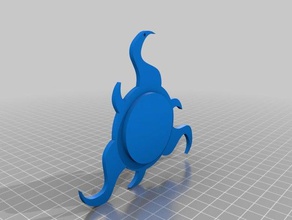 fire reaver symbol charm accessories 3d print model - Mito3D
