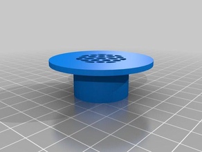 concepteur de style salle bains évier passoire - imprimante 3d optimisé la colador couvercle vidange crépine fregadero lavabo 3d print model - Mito3D