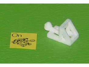 catapulta em miniatura peça do jogo brinquedos & games onager 3d print model - Mito3D