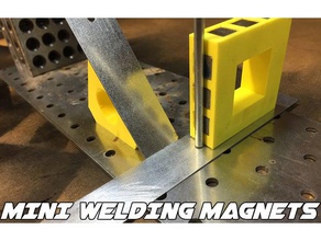 mini welding magnets tools block magnet 3d print model - Mito3D