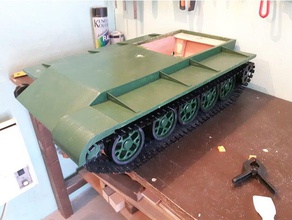 réservoir t54 r c véhicules rc tank le 3d print model - Mito3D