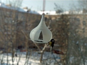 birdfeeder de la iglesia ortodoxa cúpula del alimentador al aire libre y jardín aves alpiste comedero pájaros el los hogares mascota automático 3d print model - Mito3D