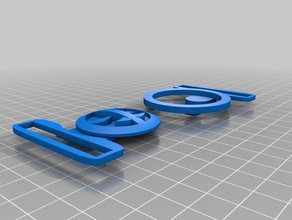 clip da cintura gentiluomo di deadpool accessori 3d print model - Mito3D