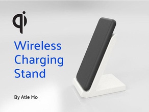 wireless stand di ricarica qi telefono cellulare 3d print model - Mito3D