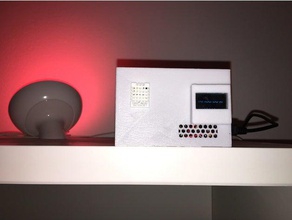 esp8266 Fall - Elektronik box dht22 display die Luftfeuchtigkeit nodemcu oled Temperatur 3d print model - Mito3D