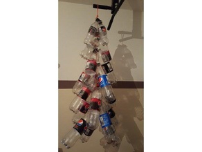 depósito coletor de garrafas latas produtos para casa garrafa 3d print model - Mito3D