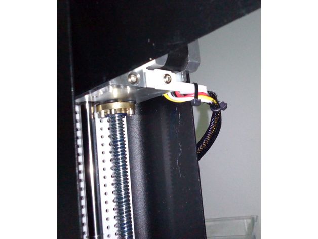 jgaurora a5 v2 - all metal version x axis motor cable management 3d printer parts jg aurora 3D print model - Mito3D