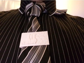 chimica clip da cravatta accessori 3d print model - Mito3D
