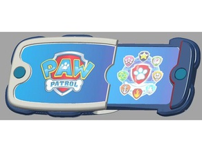 pup-pad paw patrol toys & games pad phone pup ryders 3d print model - Mito3D