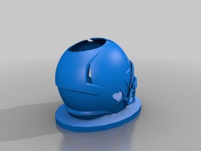 football helmet pen holder office pencil sport sports 3d print model - Mito3D