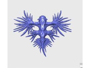 glaucus atlanticus - modelo pingente 3d anjo azul modelos dragão oceano do mar o engolir slug 3d print model - Mito3D